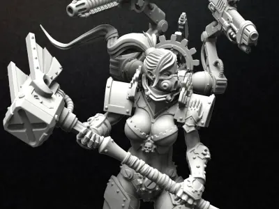 SILVERHAND QUEEN 3D print model