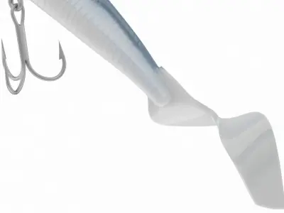 Facikono Lures for Bass Jig Head Soft Swimbait 3D model