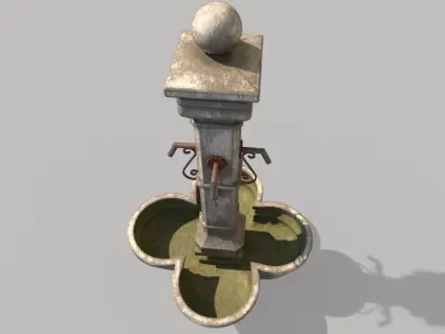 Public Fountain 3D model