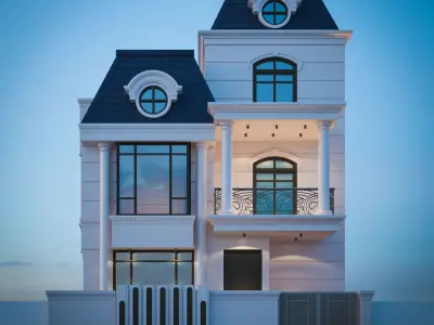 3D Classical Exterior 3D model