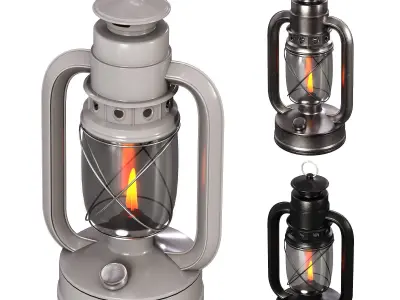 Old Lanterns 3D model