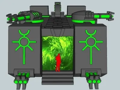 6mm DeathBot War-Barge 3D print model