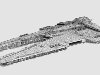 Sith Dreadnaught 3D model