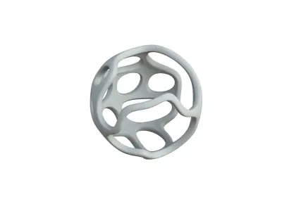 SciFi Cube Object No 37382 Low Poly Shape Texture