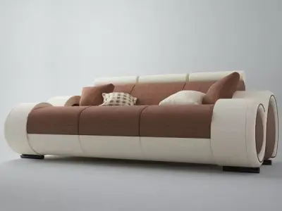 Modern Sofa 3x 3D model
