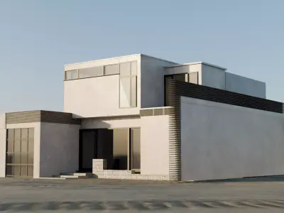 Seaside Residential House 3D model