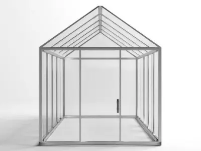 Gable Greenhouse 3D model