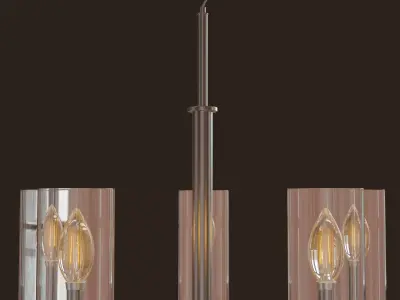 KICHLER CROSBY CHANDELIER 3D model