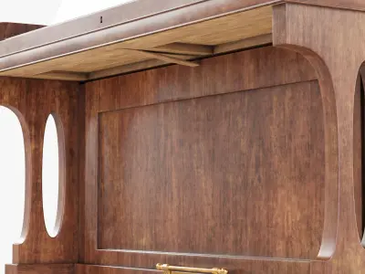  Dark Wood Upright Piano 