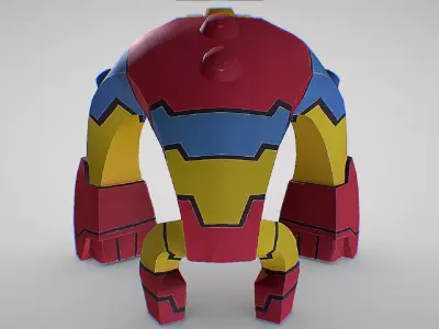 Bloxx - DNA sample of a Segmentasapien - Ben 10 Omniverse  Low-poly 3D model