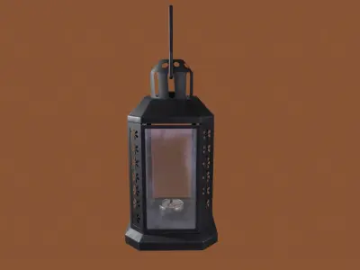 old lantern 3D model