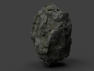 Rock 7-4 Low-poly 3D model