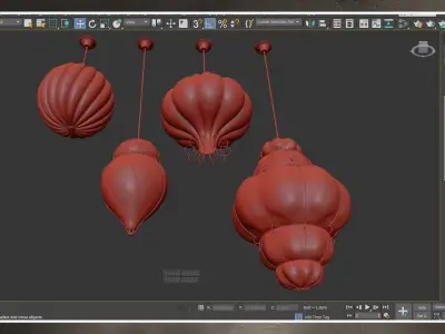 Tor Lamp Collection 3D model