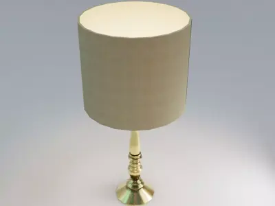Low-poly Table Lamp 3D model Low-poly 3D model