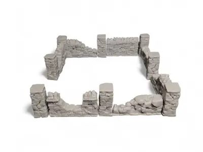 Stone Walls 3D print model