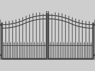 Metal Gate Free 3D model