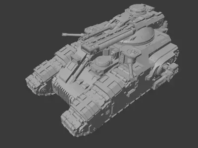Kriton Tank 3D print model