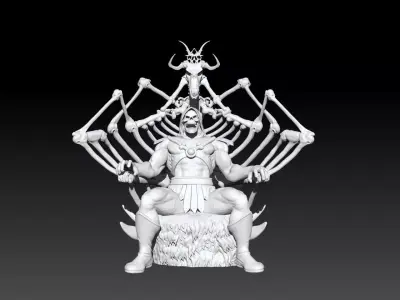 Skeletor from Winky fan art 3D print model