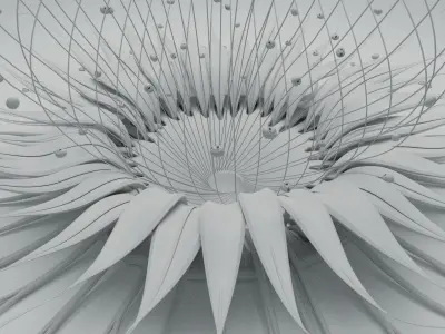 Alien Flower Portal  3D model