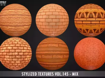 Mix Vol 145 - Stylized Textures Texture
