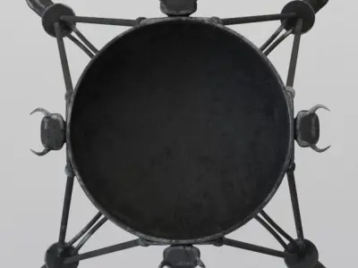 Greek Oil Lamp 3D model