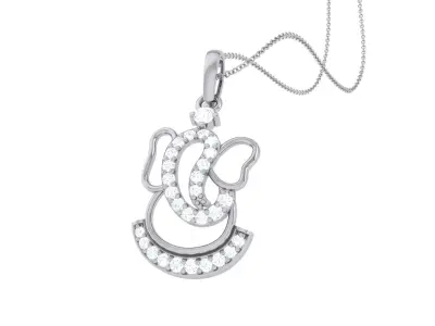 Spiritual Ganesha Pendant 3D print model