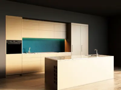 77-Kitchen5 matte 7 3D model