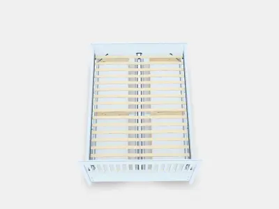 IDANAS Bed frame with storage 5 Low-poly 3D model