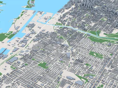 Toronto City Canada 3D model