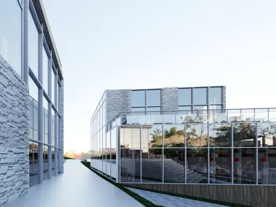 Revit Senior Homes and care center 2020 3D model