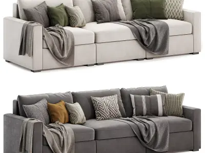 Maxwell modular sofa 3D model