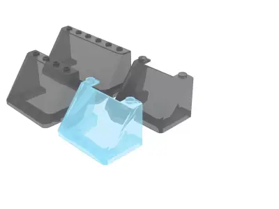Lego Windscreens Set 3D model