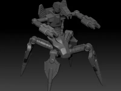 Old MK I War Droid 3D print model