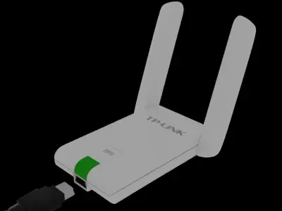 TP-Link TL-WN822N 300Mbps High Gain Wireless USB Adapter 3D model