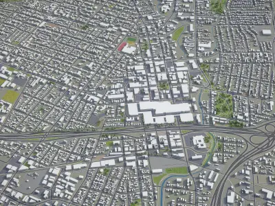 Santa Rosa  Low-poly 3D model