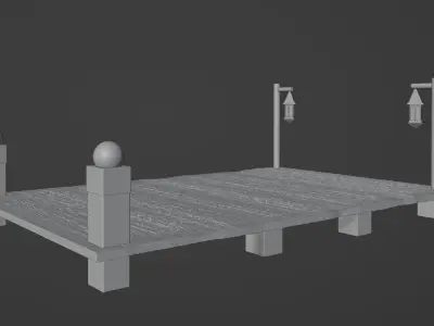 Bucklebury ferry - LotR 3D print model