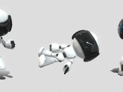 VIASS Robots Terrorist B Low-poly 3D model