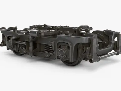  Freight Car Suspension Vehicle Component Grey Old 