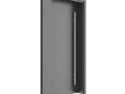 Metal Front Door 3D model