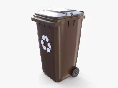 Trash can v11 3D model
