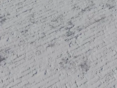 Dusty Lime Washed Brick Wall PBR Texture  Texture