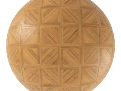 Parquet - Laminate - Wooden floor 4 in 1 3D model 6