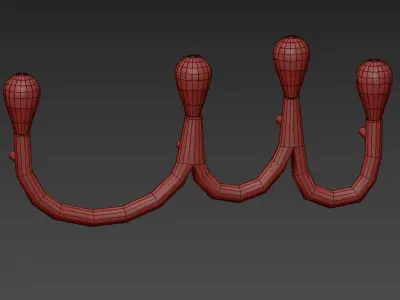 Scarlet Splendour 3D model