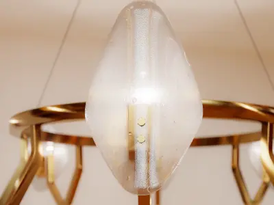 Icicles Pendant Chandelier 3D model