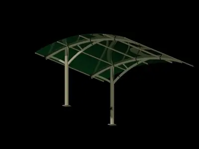 SUNSHED carport 3D model