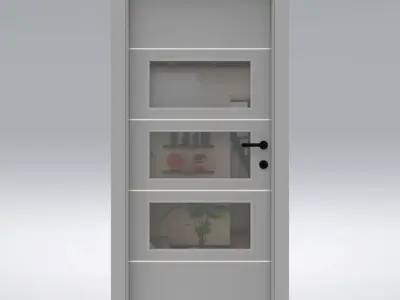 InoxLatte Interior Door 3D model
