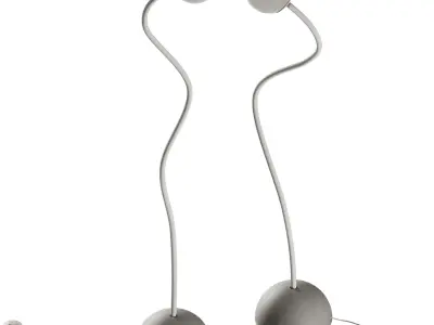 Karman Moony Floor Lamp 3D model