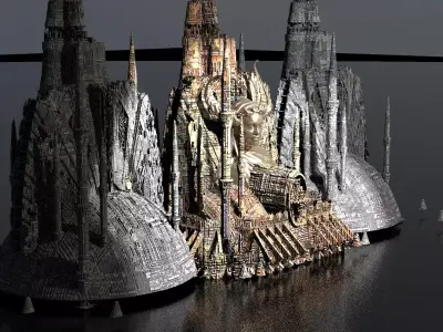 Covenant  Holy Temples Kit bash 4   3D model