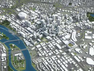 Minneapolis - Saint Paul 3D Model Pack