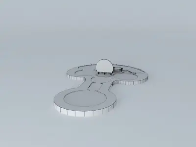 SeaWorld Orlando - Blue Horizons Staduim 3D model